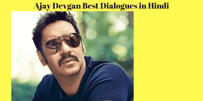 Ajay Devgan Best Dialogues in Hindi