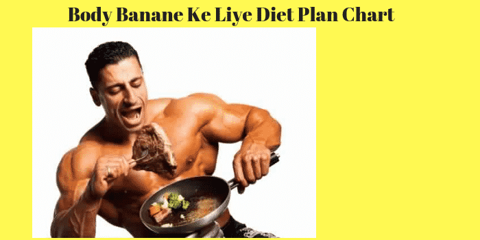 Body Banane Ke Liye Diet Plan Chart