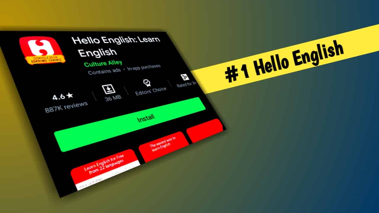 Hello English app