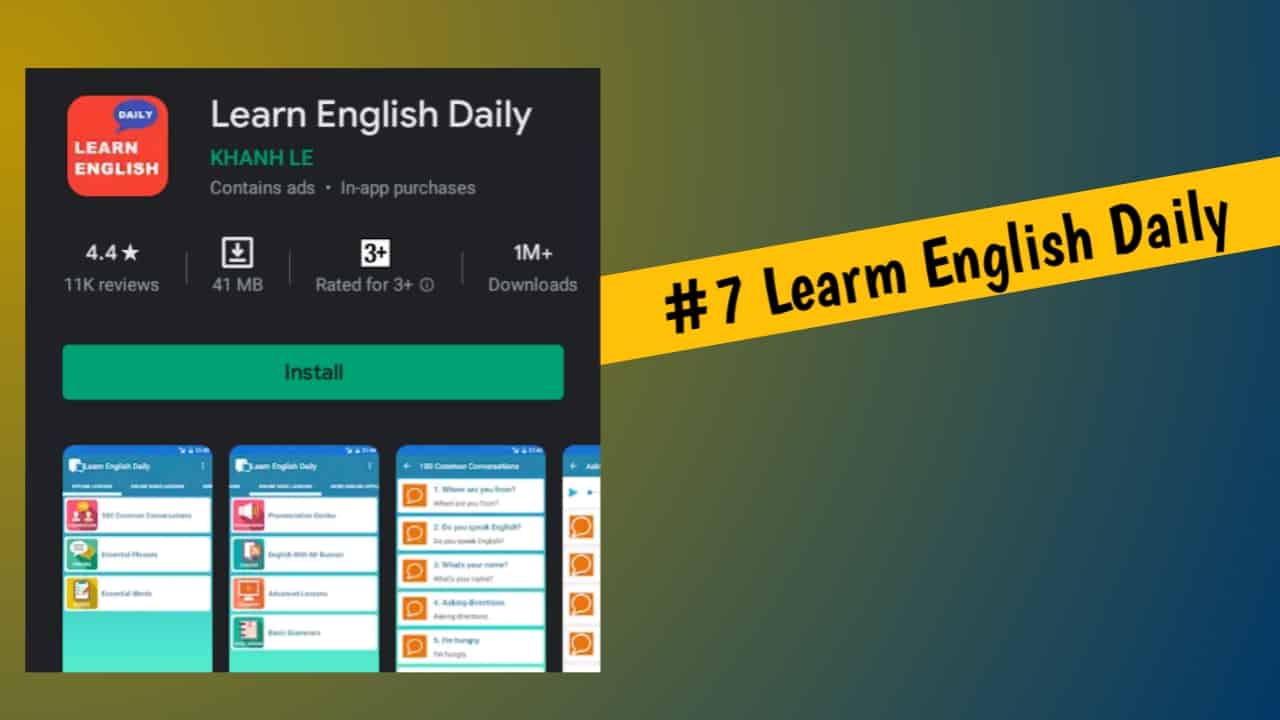 Learn English daily