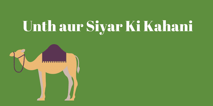 ऊंट और सियार की कहानी – Camel and Jackal Story in Hindi