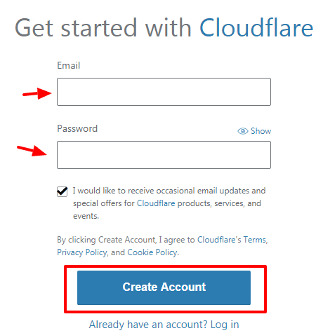 cloudflare free https setup kare