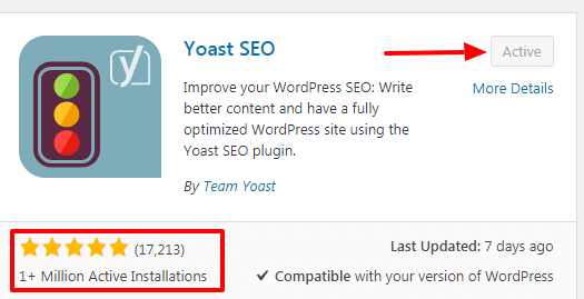 wordpress seo yoast plugin install kare